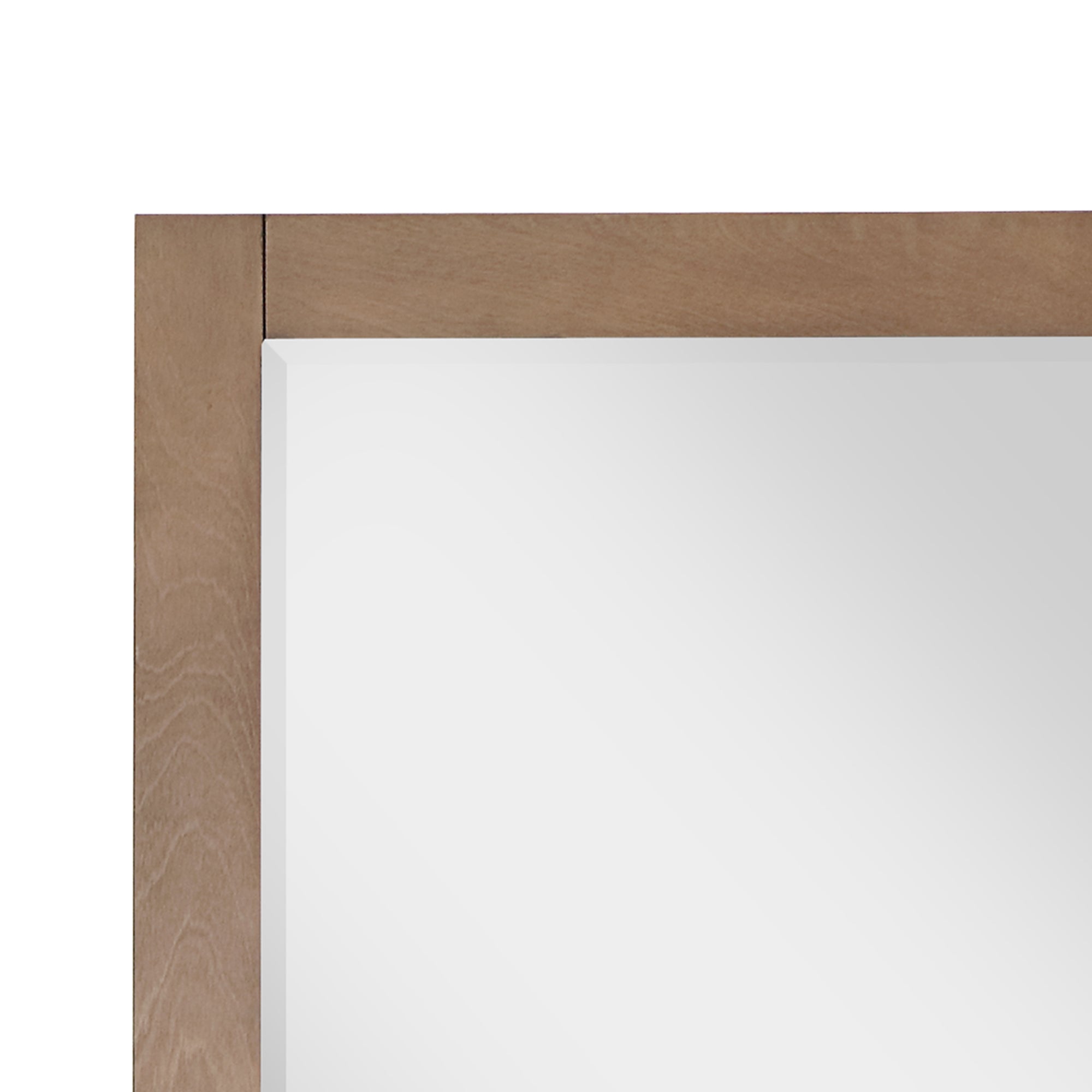 Ivy 24" Rectangular Bathroom Wood Framed Wall Mirror
