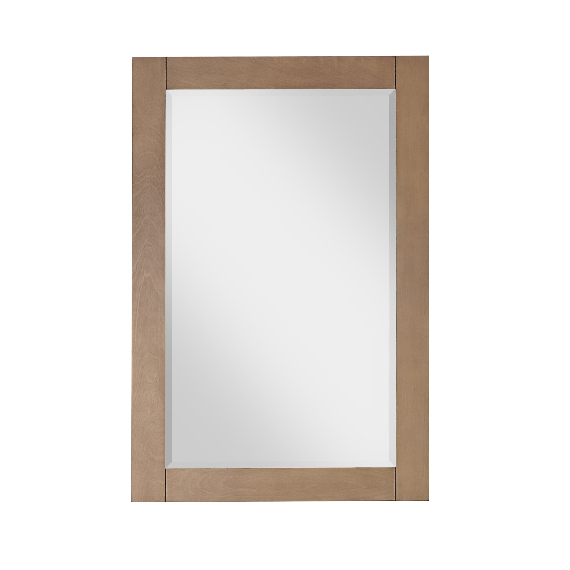 Ivy 24" Rectangular Bathroom Wood Framed Wall Mirror