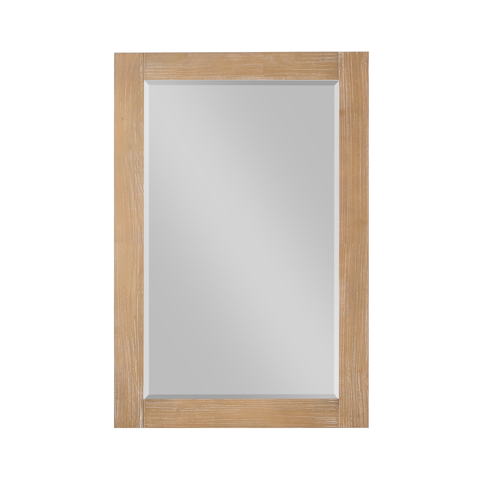 Ivy 24" Rectangular Bathroom Wood Framed Wall Mirror