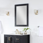 Load image into Gallery viewer, Ivy 28&quot; Rectangular Bathroom Wood Framed Wall Mirror
