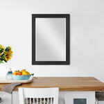 Load image into Gallery viewer, Ivy 28&quot; Rectangular Bathroom Wood Framed Wall Mirror
