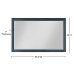 Load image into Gallery viewer, Maribella 58&quot; Rectangular Bathroom Wood Framed Wall Mirror

