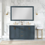 Load image into Gallery viewer, Maribella 58&quot; Rectangular Bathroom Wood Framed Wall Mirror
