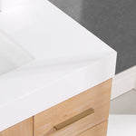 Load image into Gallery viewer, Bianco Single Bathroom Vanity with White Composite Stone Countertop
