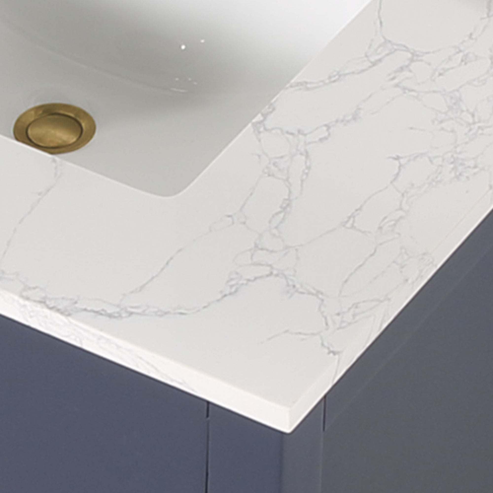 Gavino 30" Single Bathroom Vanity with Composite Stone Countertop