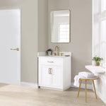Load image into Gallery viewer, Gavino 30&quot; Single Bathroom Vanity with Composite Stone Countertop
