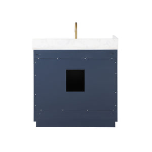 Gavino 36" Single Bathroom Vanity with Composite Stone Countertop
