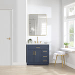 Load image into Gallery viewer, Gavino 36&quot; Single Bathroom Vanity with Composite Stone Countertop
