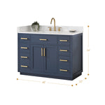 Load image into Gallery viewer, Gavino 48&quot; Single Bathroom Vanity with Composite Stone Countertop
