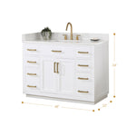 Load image into Gallery viewer, Gavino 48&quot; Single Bathroom Vanity with Composite Stone Countertop
