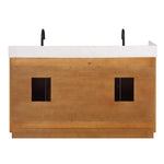 Load image into Gallery viewer, Gavino 60&quot; Double Bathroom Vanity with Composite Stone Countertop
