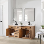 Load image into Gallery viewer, Gavino 72&quot; Double Bathroom Vanity with Composite Stone Countertop
