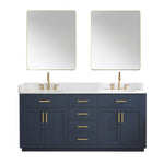 Load image into Gallery viewer, Gavino 72&quot; Double Bathroom Vanity with Composite Stone Countertop
