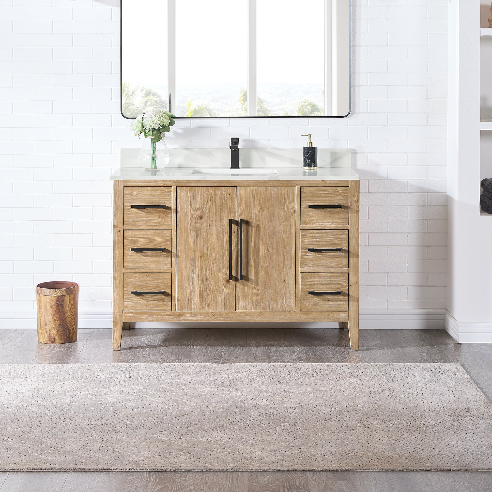 Laurel Bathroom Cabinet Vanity Base without Top and Sink, no Mirror