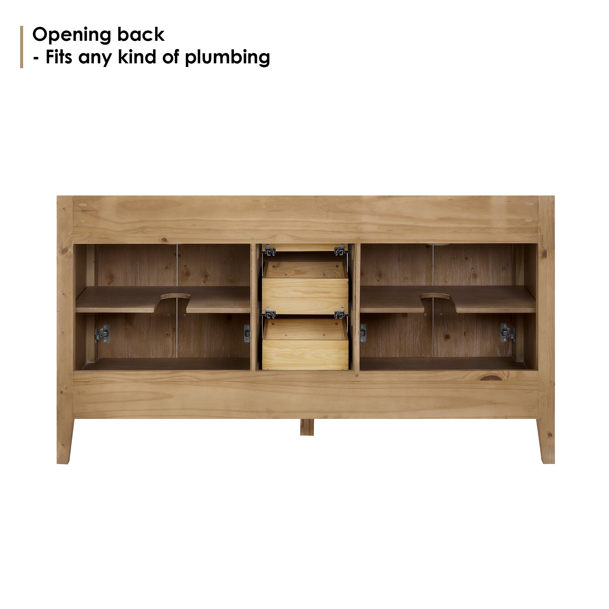 Laurel Bathroom Cabinet Vanity Base without Top and Sink, no Mirror