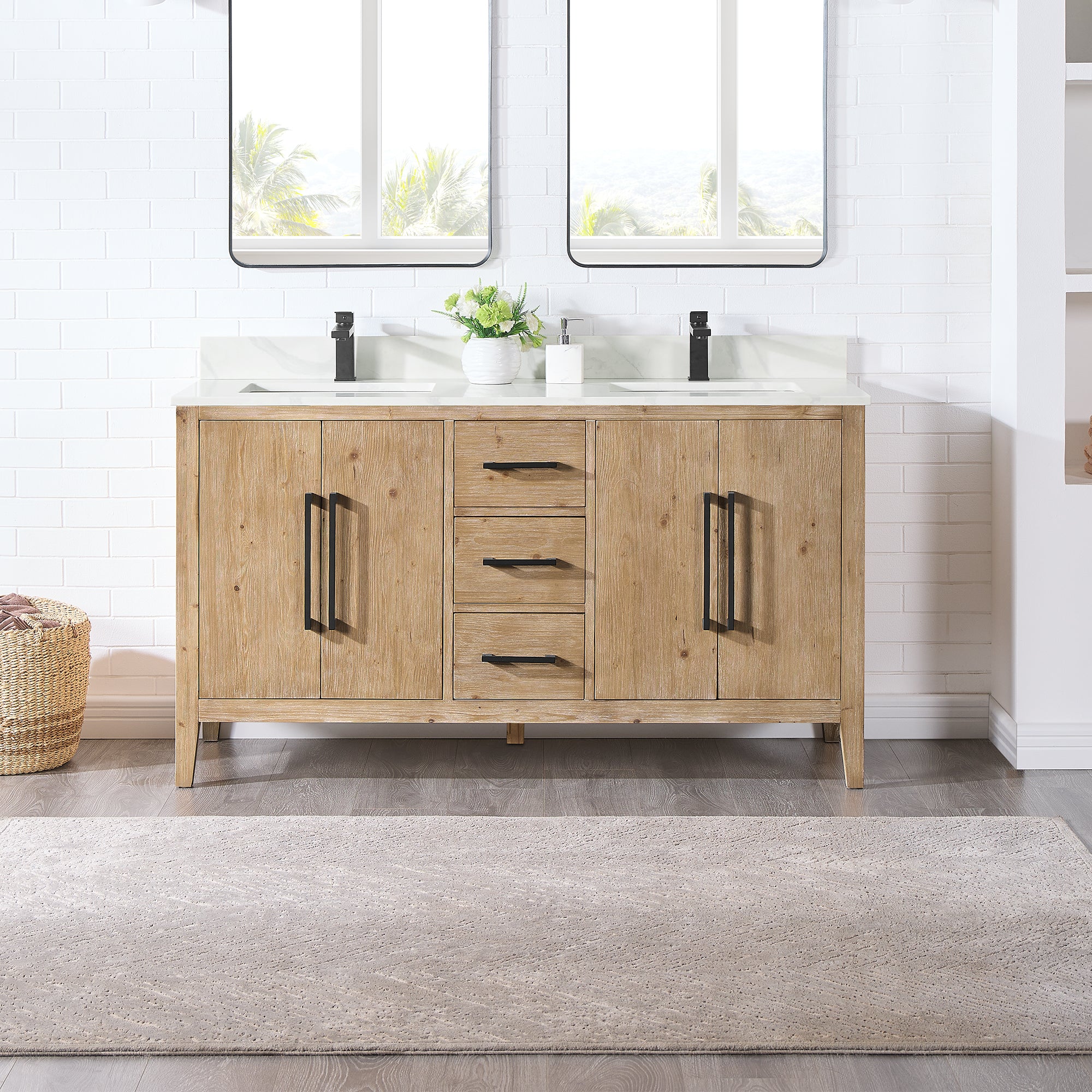 Laurel Bathroom Cabinet Vanity Base without Top and Sink, no Mirror