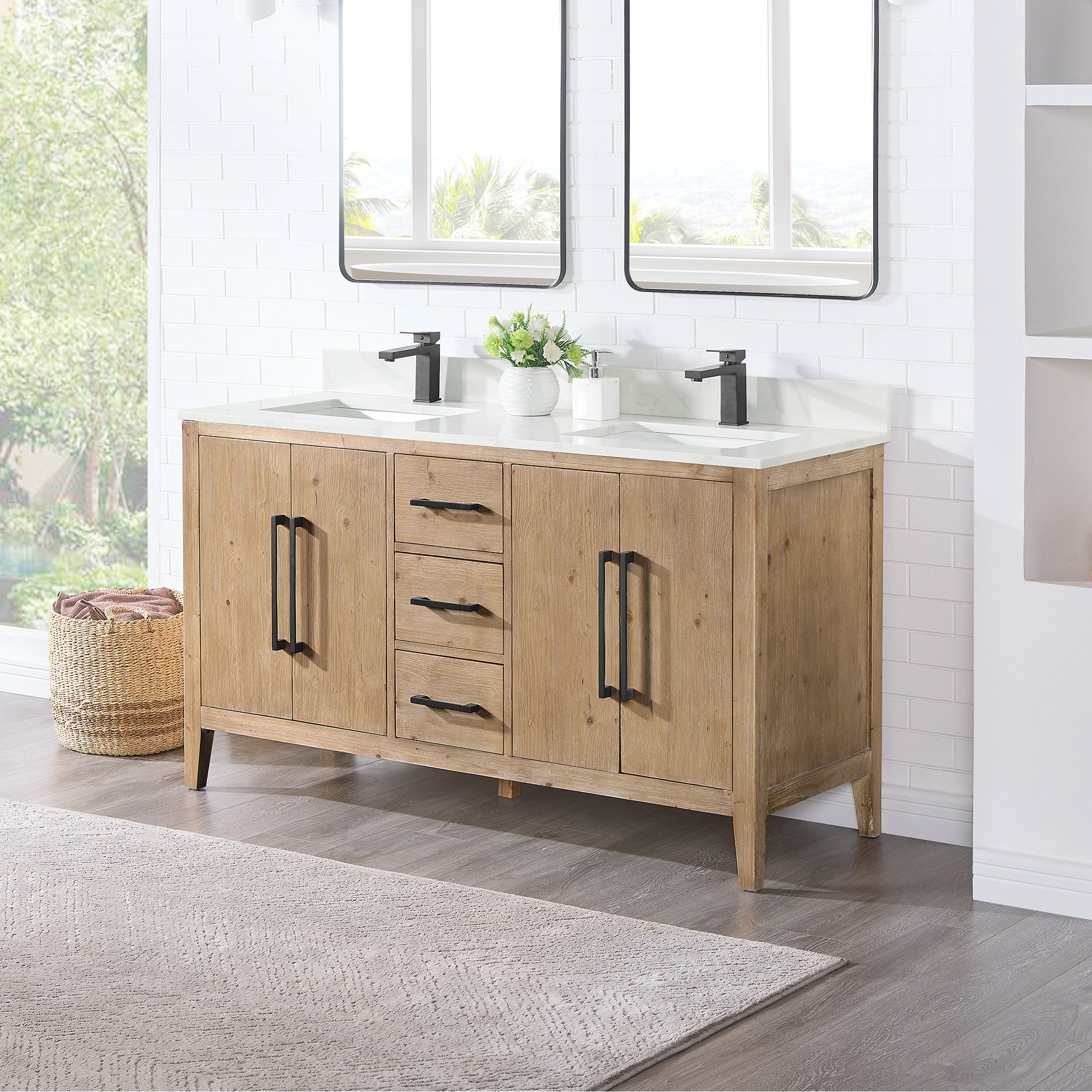 Laurel Bathroom Cabinet Vanity Base without Top and Sink, no Mirror