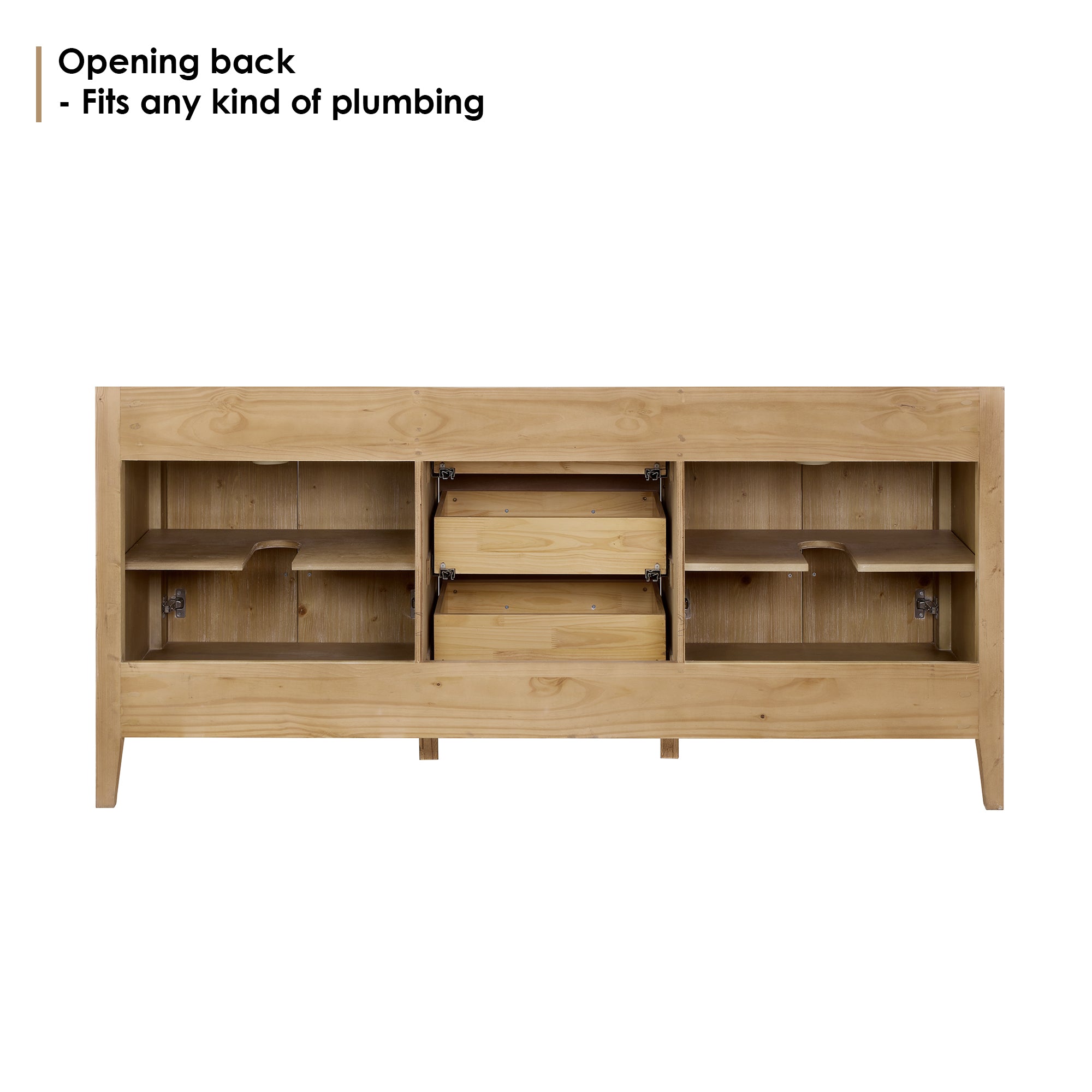 Laurel Bathroom Cabinet Vanity Base without Top and Sink, no Mirror