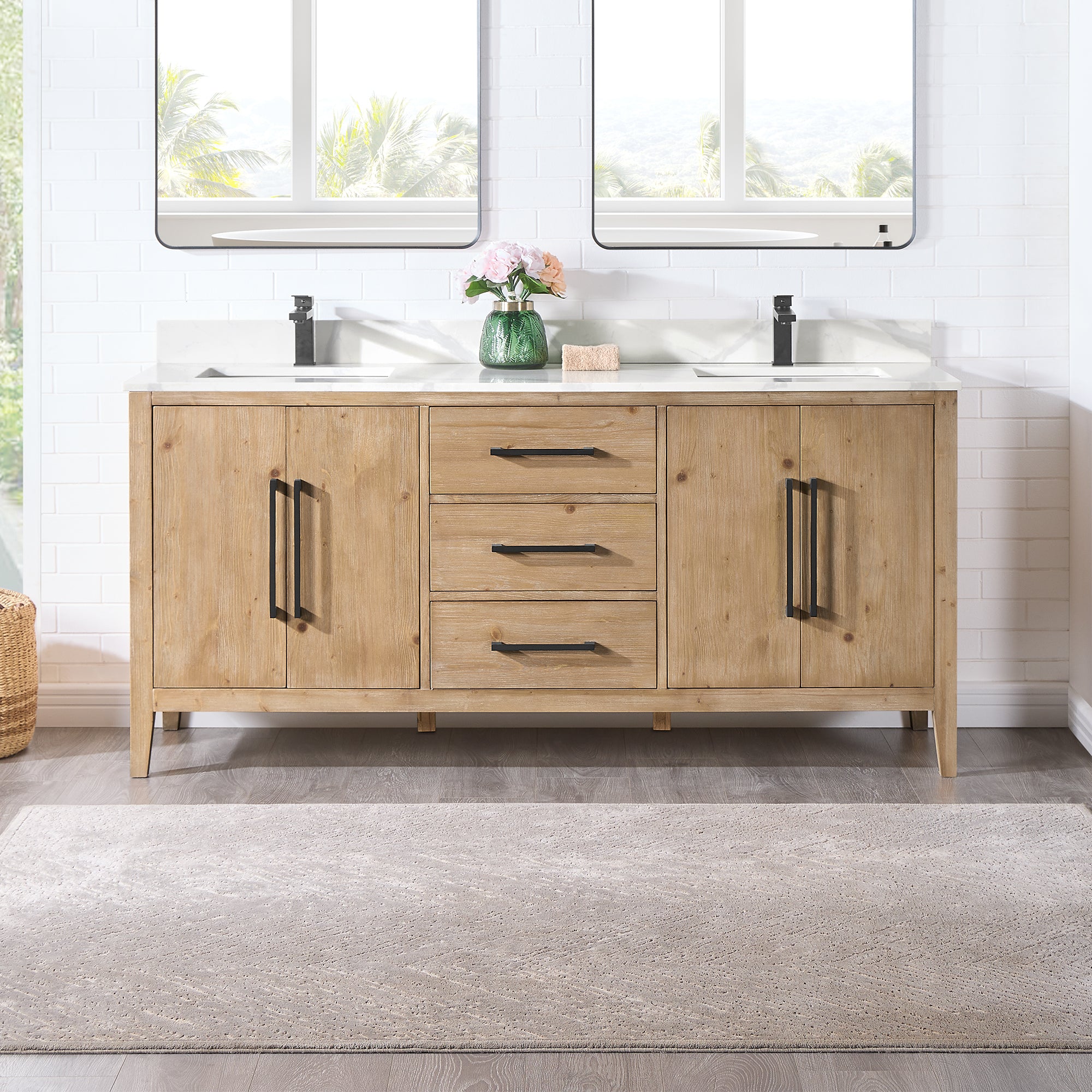 Laurel Bathroom Cabinet Vanity Base without Top and Sink, no Mirror
