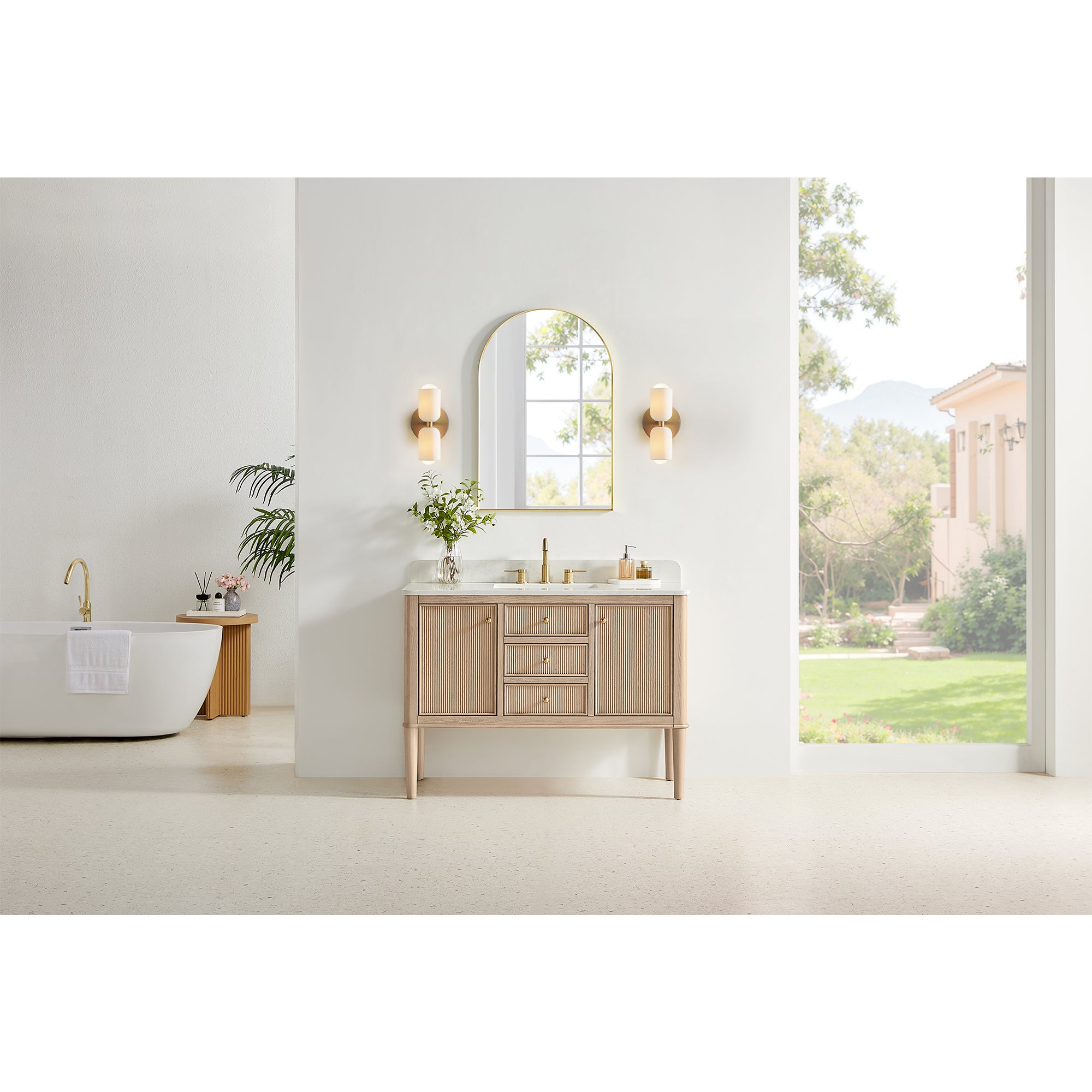 Blaise 48"/54"/60"/72" single/double vanity with top