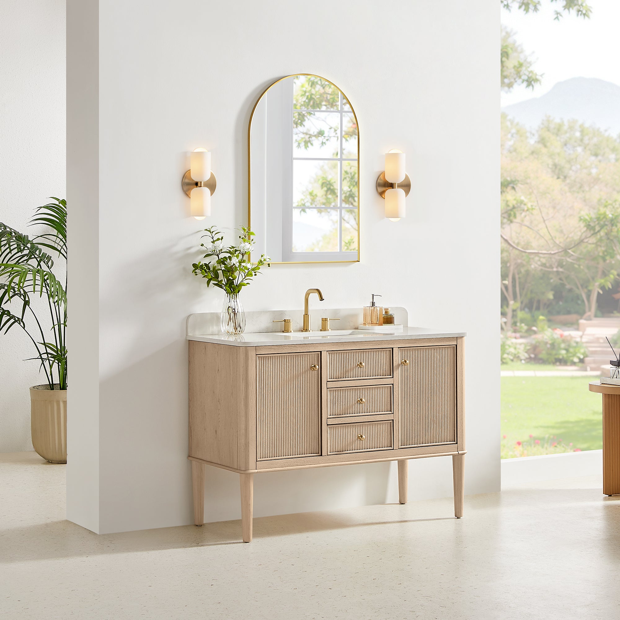Blaise 48"/54"/60"/72" single/double vanity with top