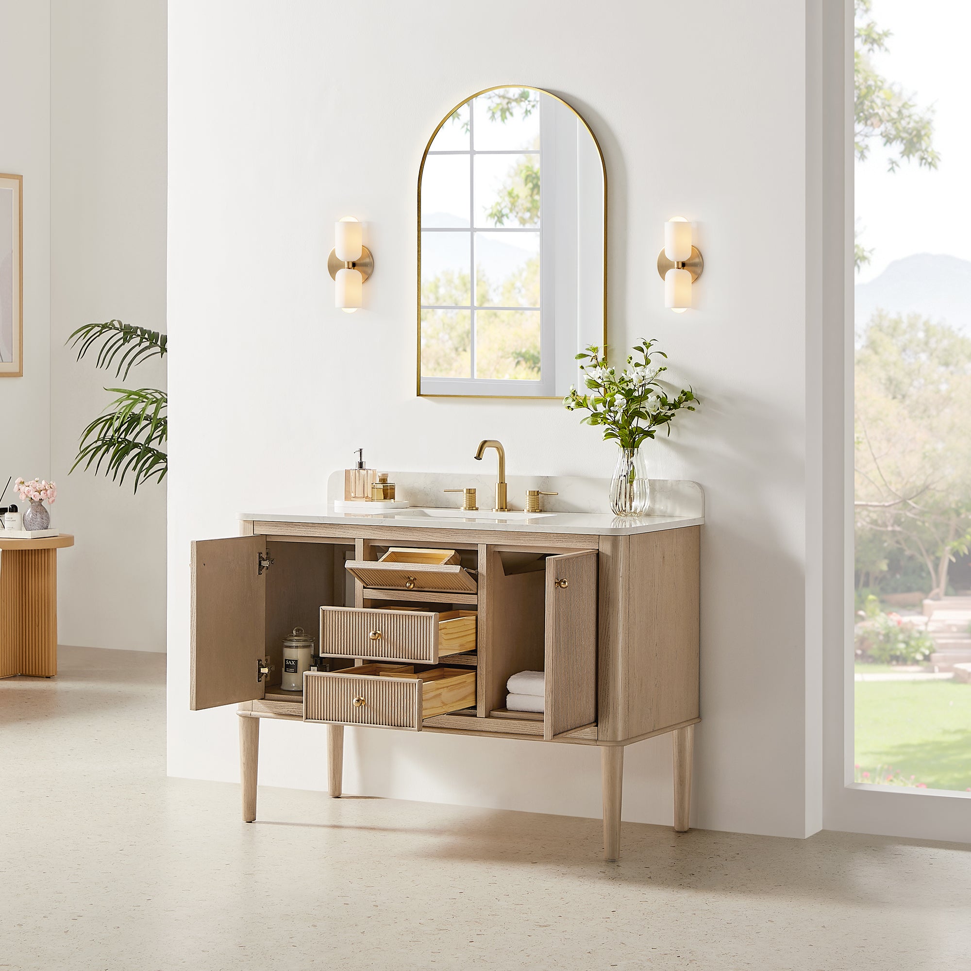 Blaise 48"/54"/60"/72" single/double vanity with top