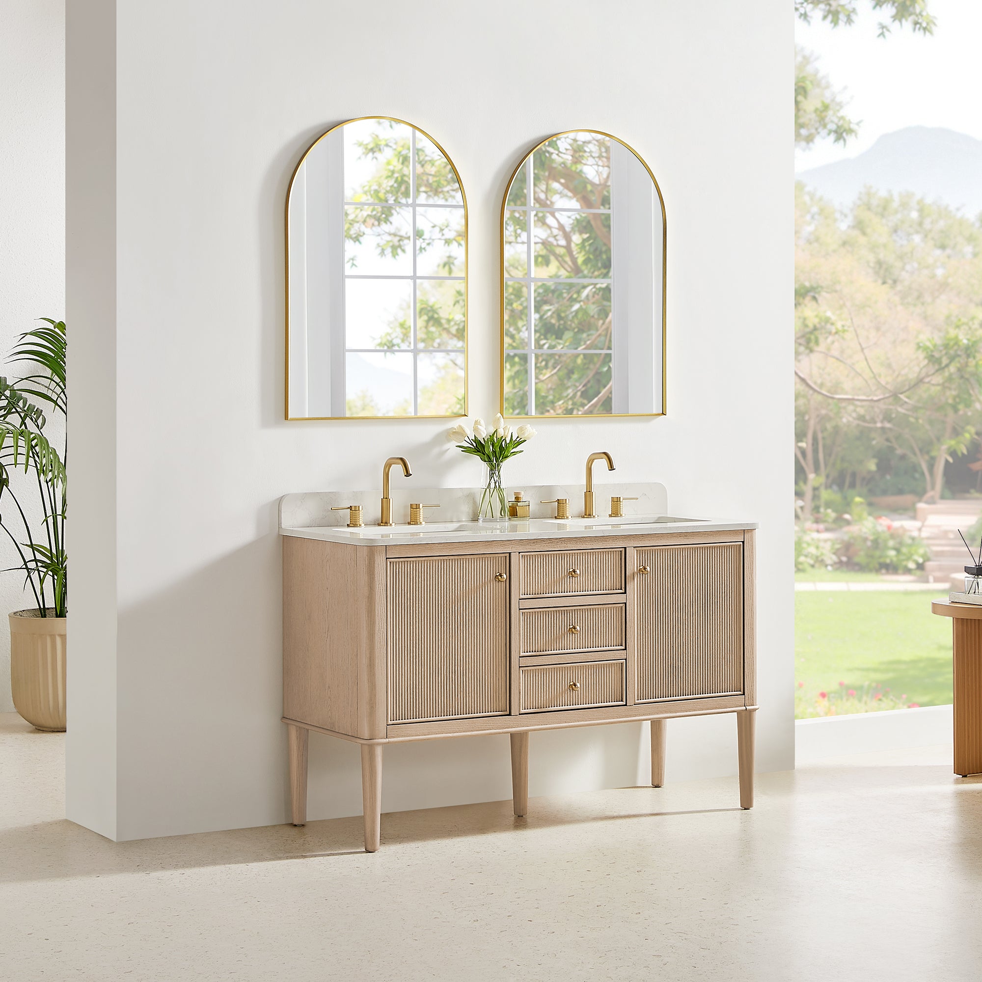 Blaise 48"/54"/60"/72" single/double vanity with top