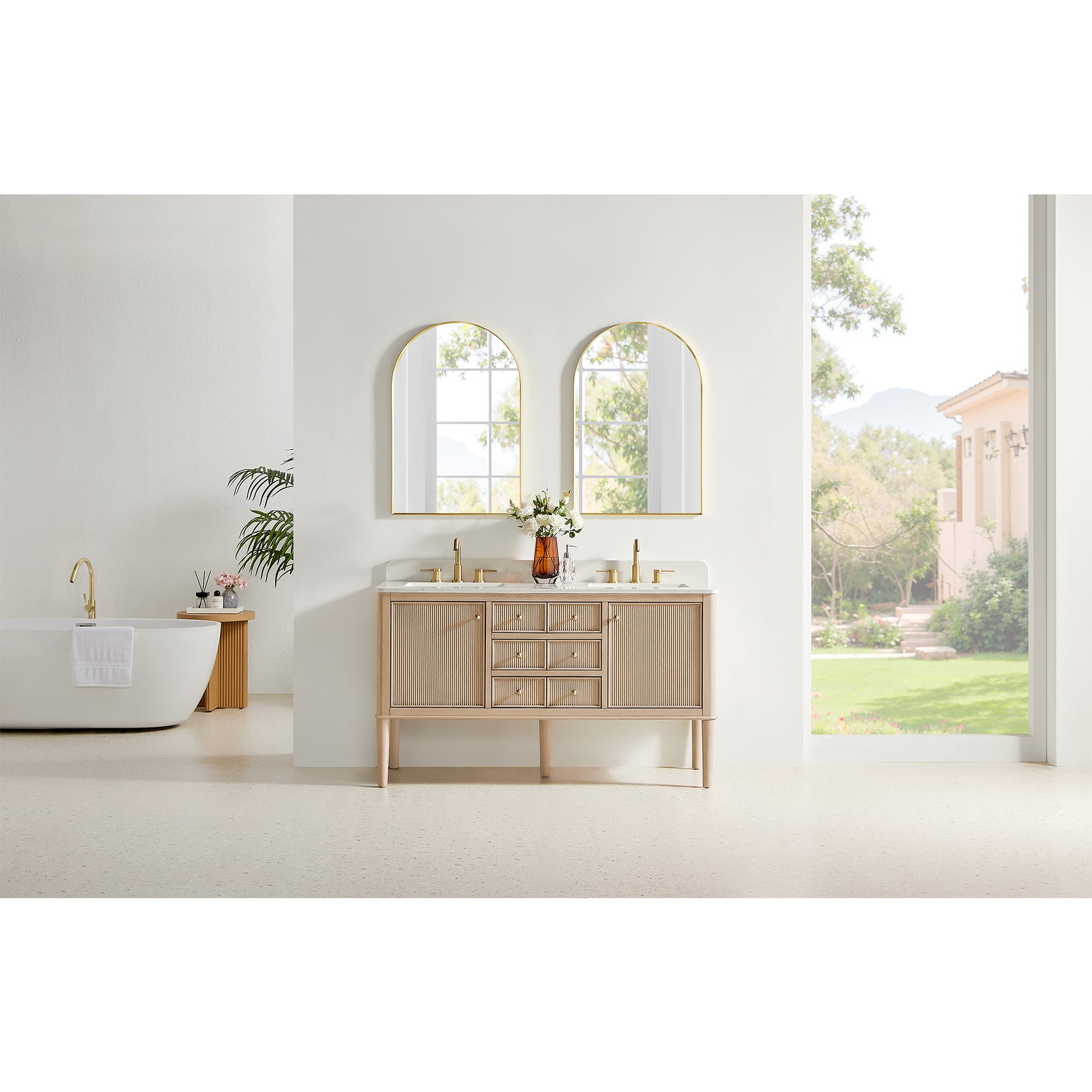 Blaise 48"/54"/60"/72" single/double vanity with top