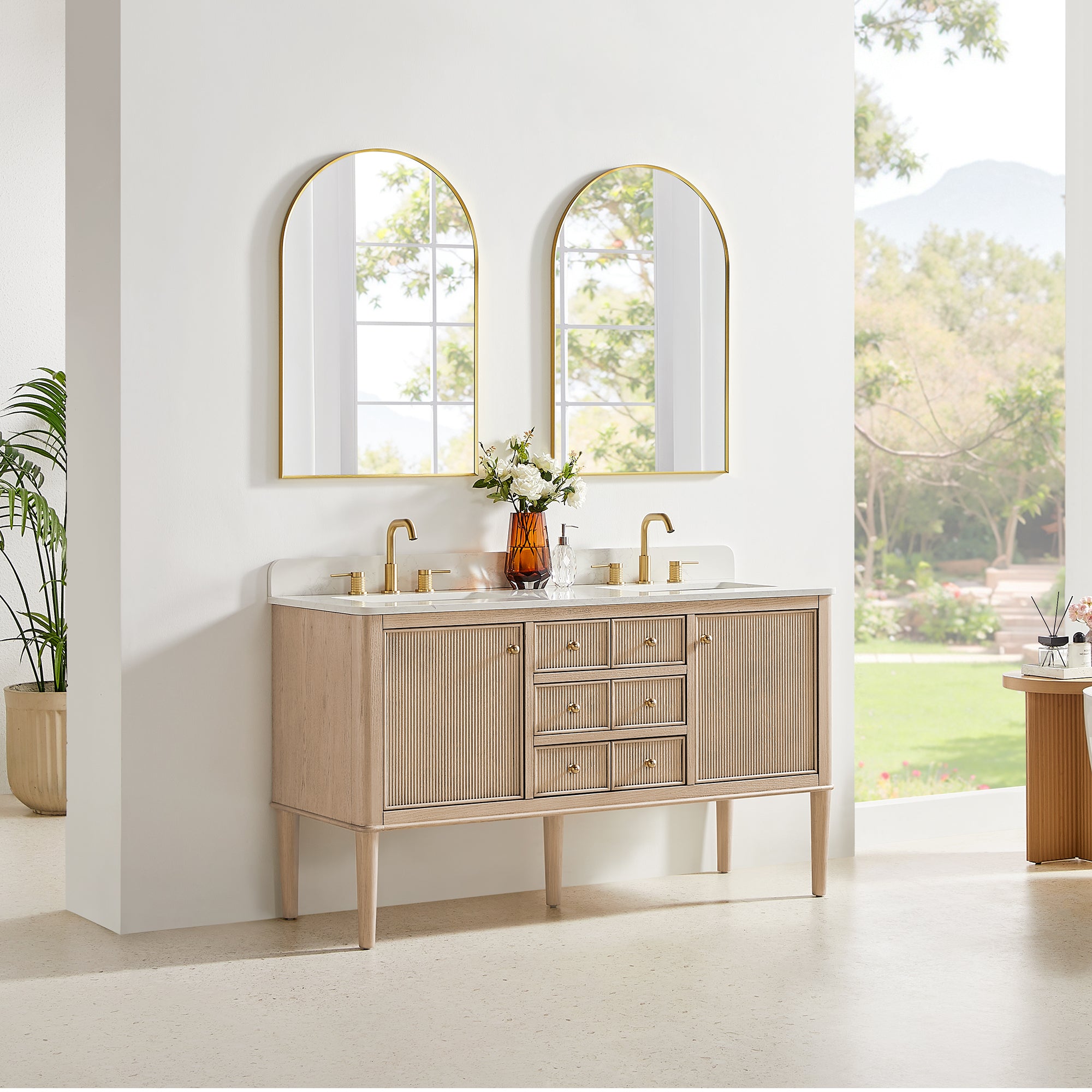 Blaise 48"/54"/60"/72" single/double vanity with top