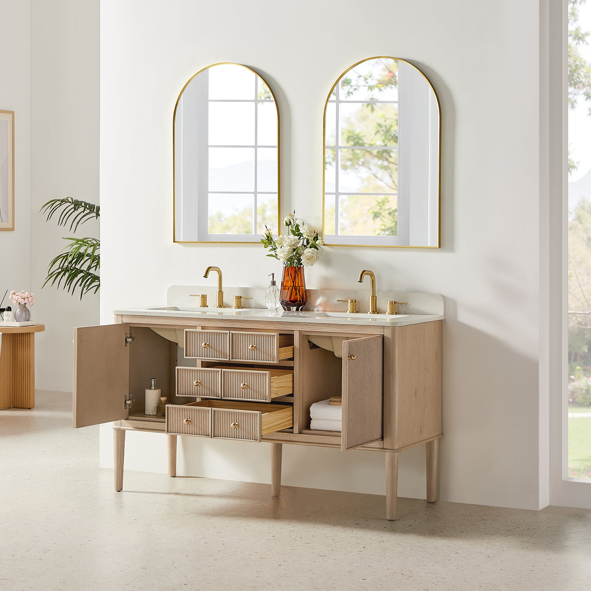 Blaise 48"/54"/60"/72" single/double vanity with top