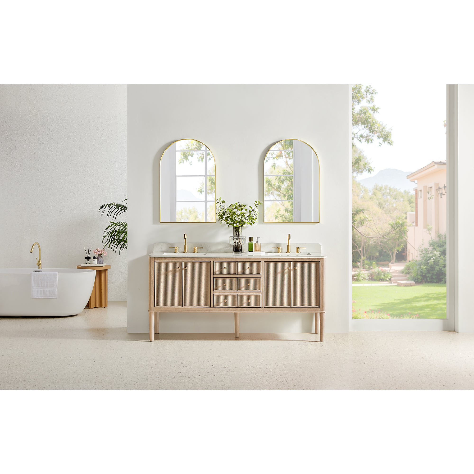 Blaise 48"/54"/60"/72" single/double vanity with top