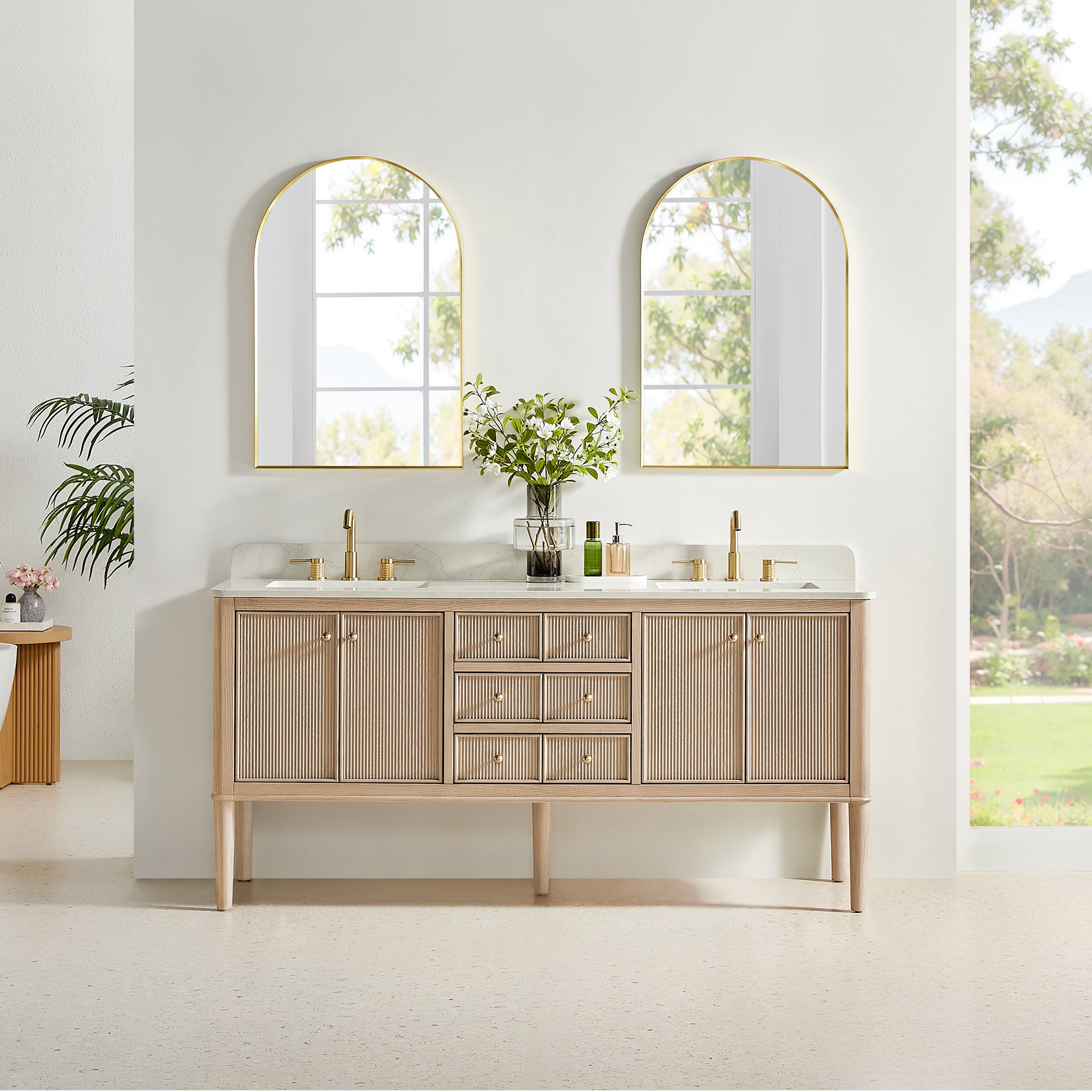 Blaise 48"/54"/60"/72" single/double vanity with top