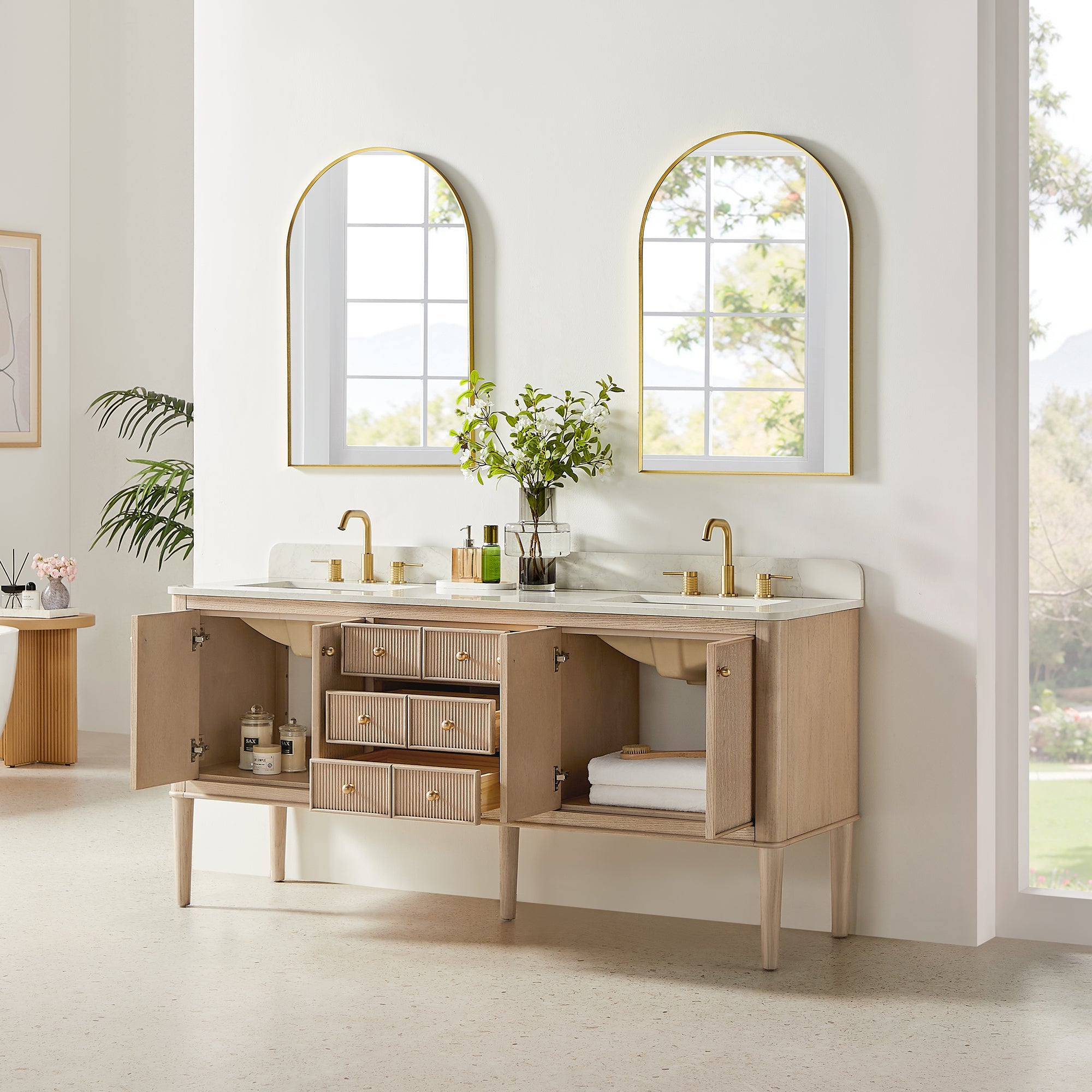 Blaise 48"/54"/60"/72" single/double vanity with top