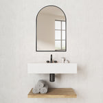 Load image into Gallery viewer, Benoni 24&quot; Classic Domed Bathroom/Vanity Aluminum Framed Wall Mirror

