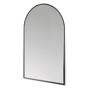 Benoni 24" Classic Domed Bathroom/Vanity Aluminum Framed Wall Mirror