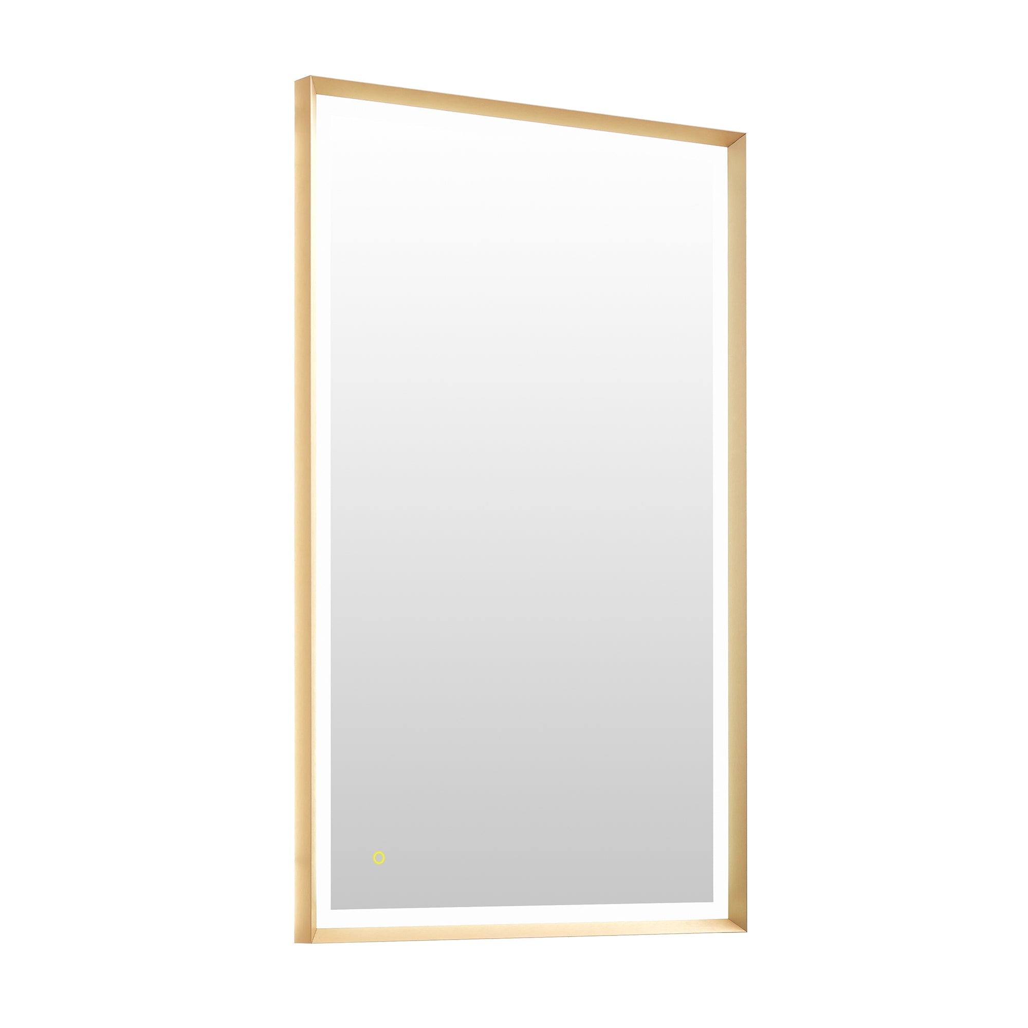 Apollo Rectangular Anti-Fog Dimmable Modern Bathroom/Vanity LED Lighted Wall Mirror in Aluminum Framed