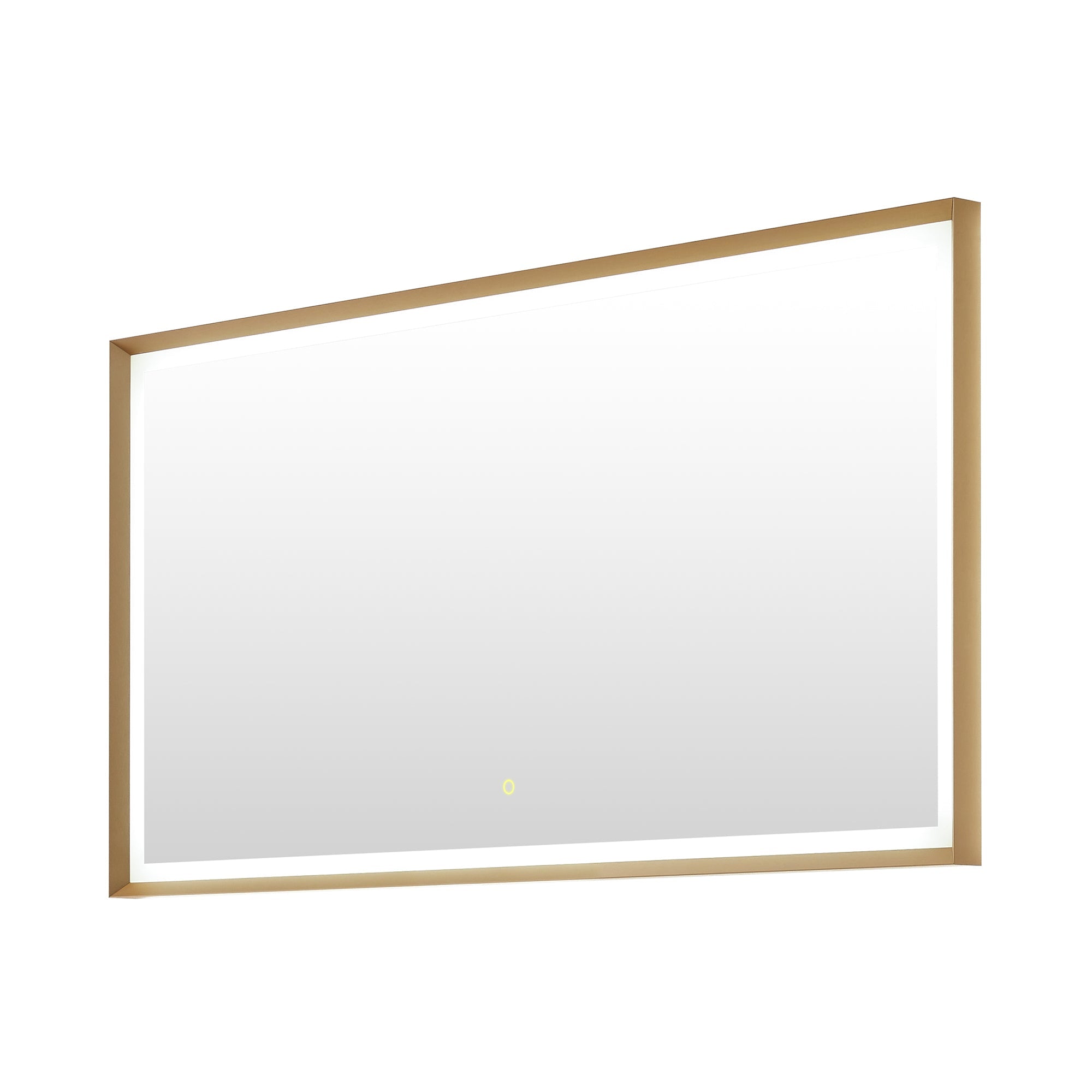 Apollo Rectangular Anti-Fog Dimmable Modern Bathroom/Vanity LED Lighted Wall Mirror in Aluminum Framed