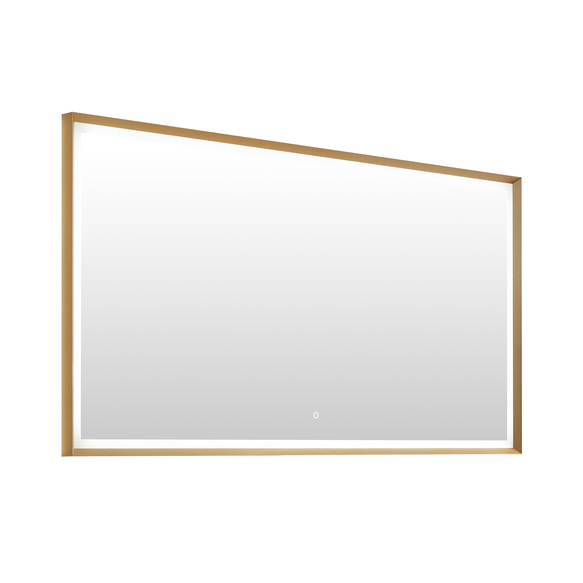 Apollo Rectangular Anti-Fog Dimmable Modern Bathroom/Vanity LED Lighted Wall Mirror in Aluminum Framed