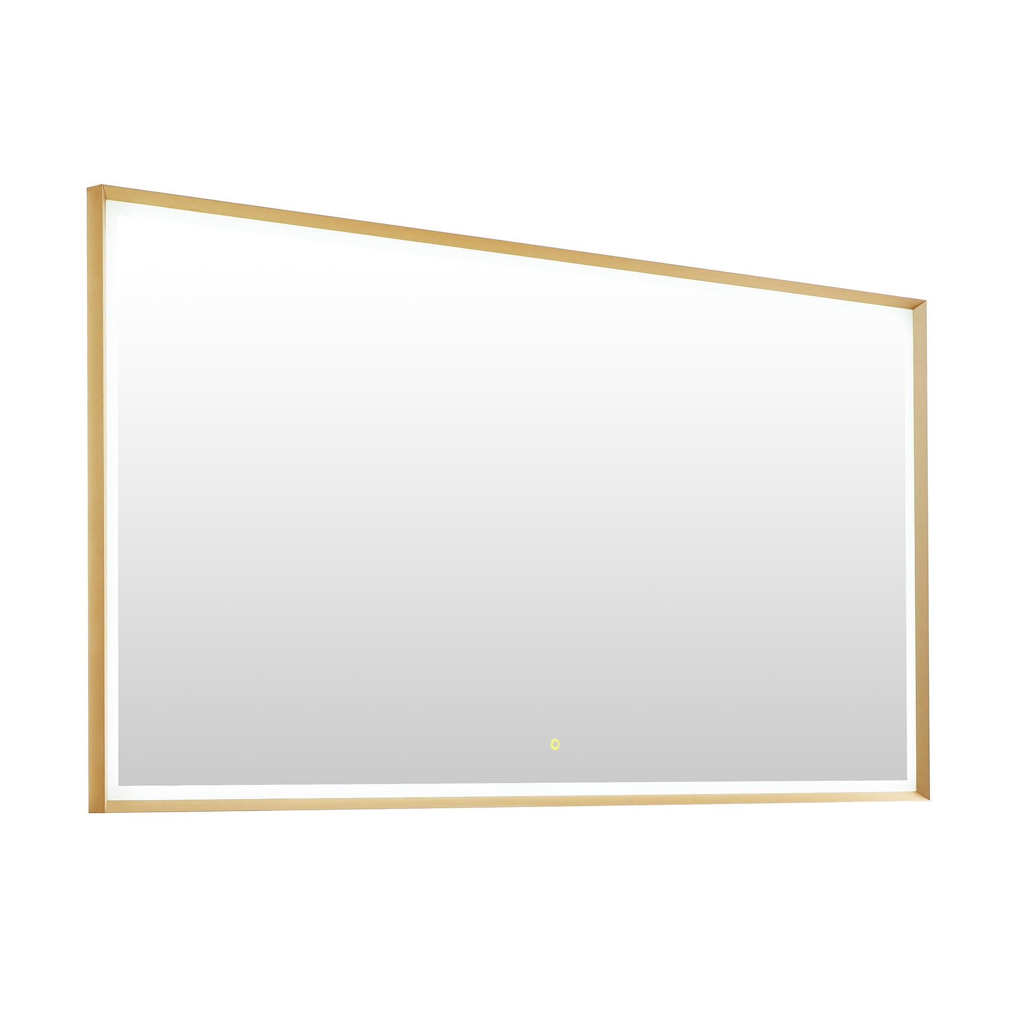 Apollo Rectangular Anti-Fog Dimmable Modern Bathroom/Vanity LED Lighted Wall Mirror in Aluminum Framed