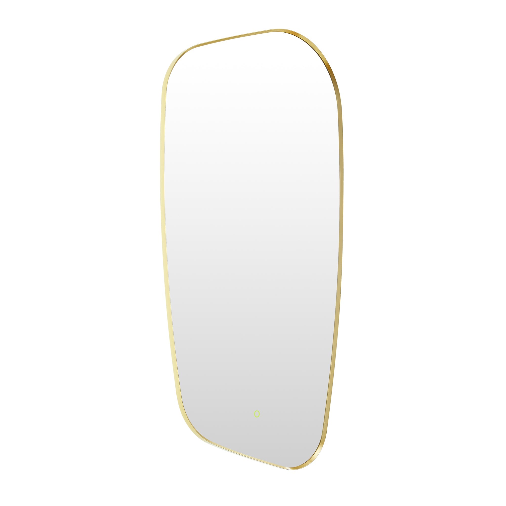 Florian Novelty 26"x48" Anti-Fog Dimmable Modern Bathroom/Vanity LED Lighted Wall Mirror in Aluminum Framed