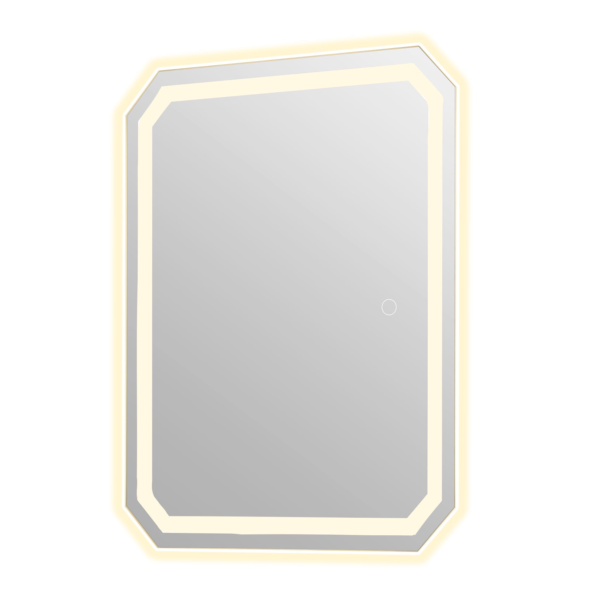 Luma Octogan Frameless Modern LED Bathroom Vanity Mirror