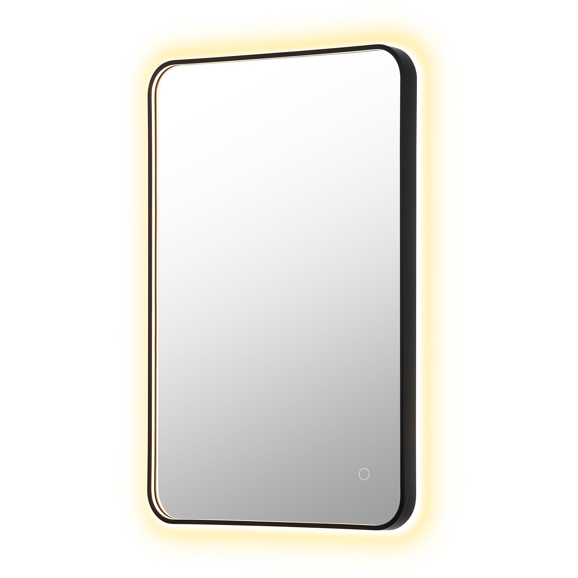 Dazzle Rectangular Anti-Fog Dimmable Modern Bathroom/Vanity LED Lighted Wall Mirror in Aluminum Framed