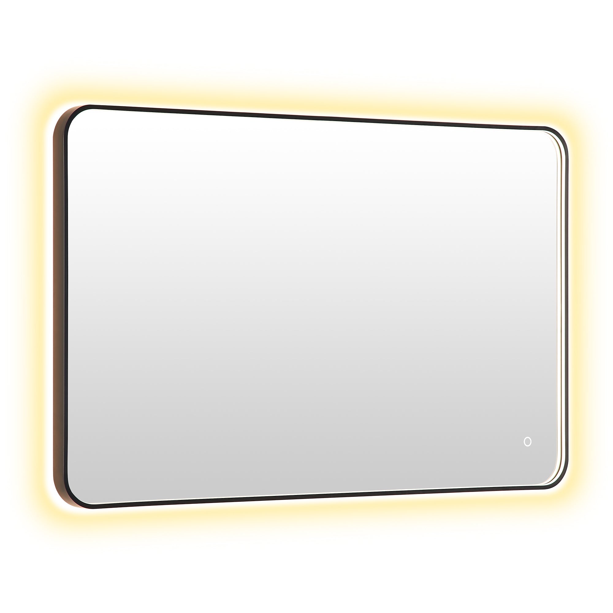 Dazzle Rectangular Anti-Fog Dimmable Modern Bathroom/Vanity LED Lighted Wall Mirror in Aluminum Framed