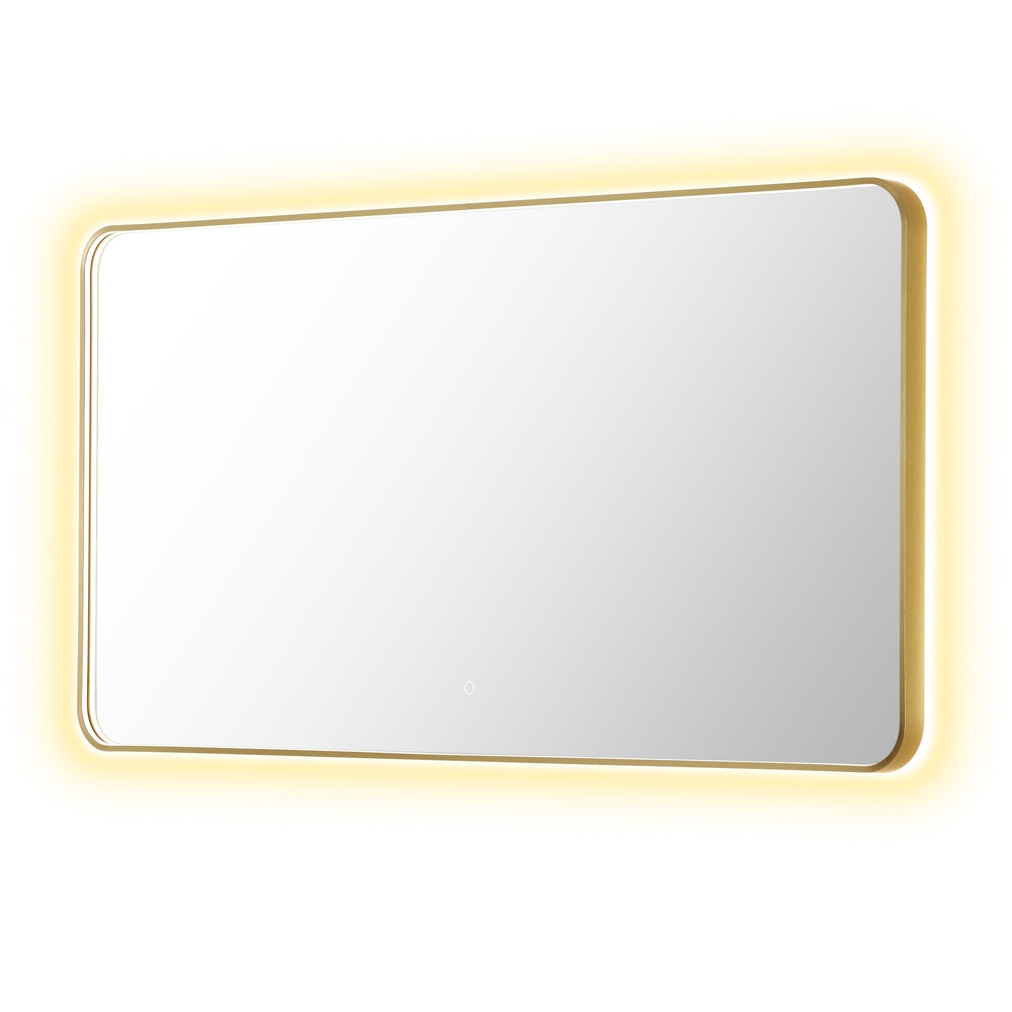 Dazzle Rectangular Anti-Fog Dimmable Modern Bathroom/Vanity LED Lighted Wall Mirror in Aluminum Framed