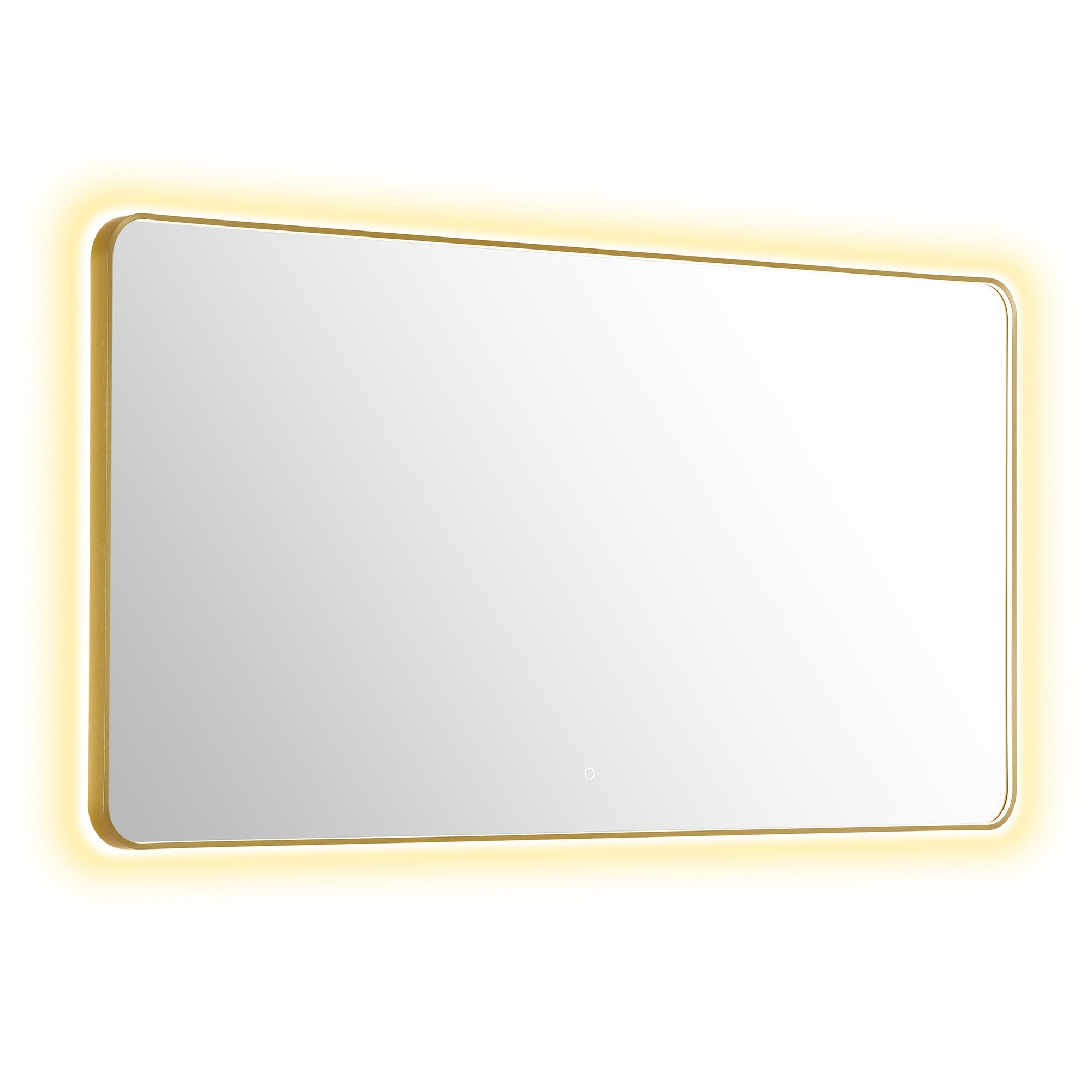 Dazzle Rectangular Anti-Fog Dimmable Modern Bathroom/Vanity LED Lighted Wall Mirror in Aluminum Framed