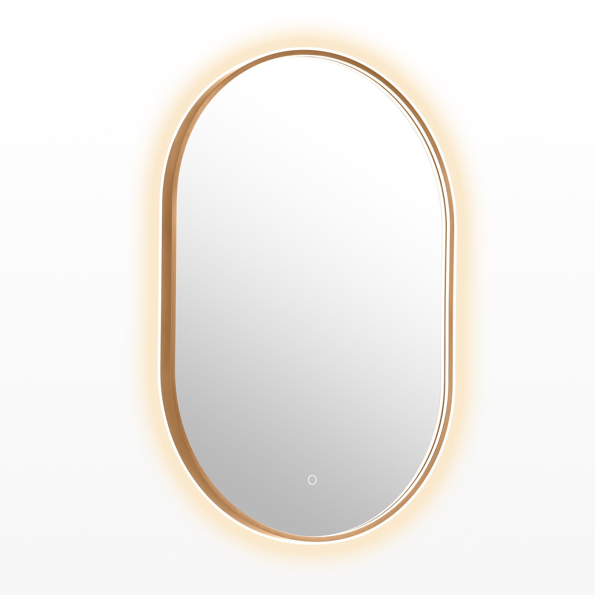 Mizani Oval 24x36" Framed Modern Bathroom/Vanity LED Lighted Wall Mirror