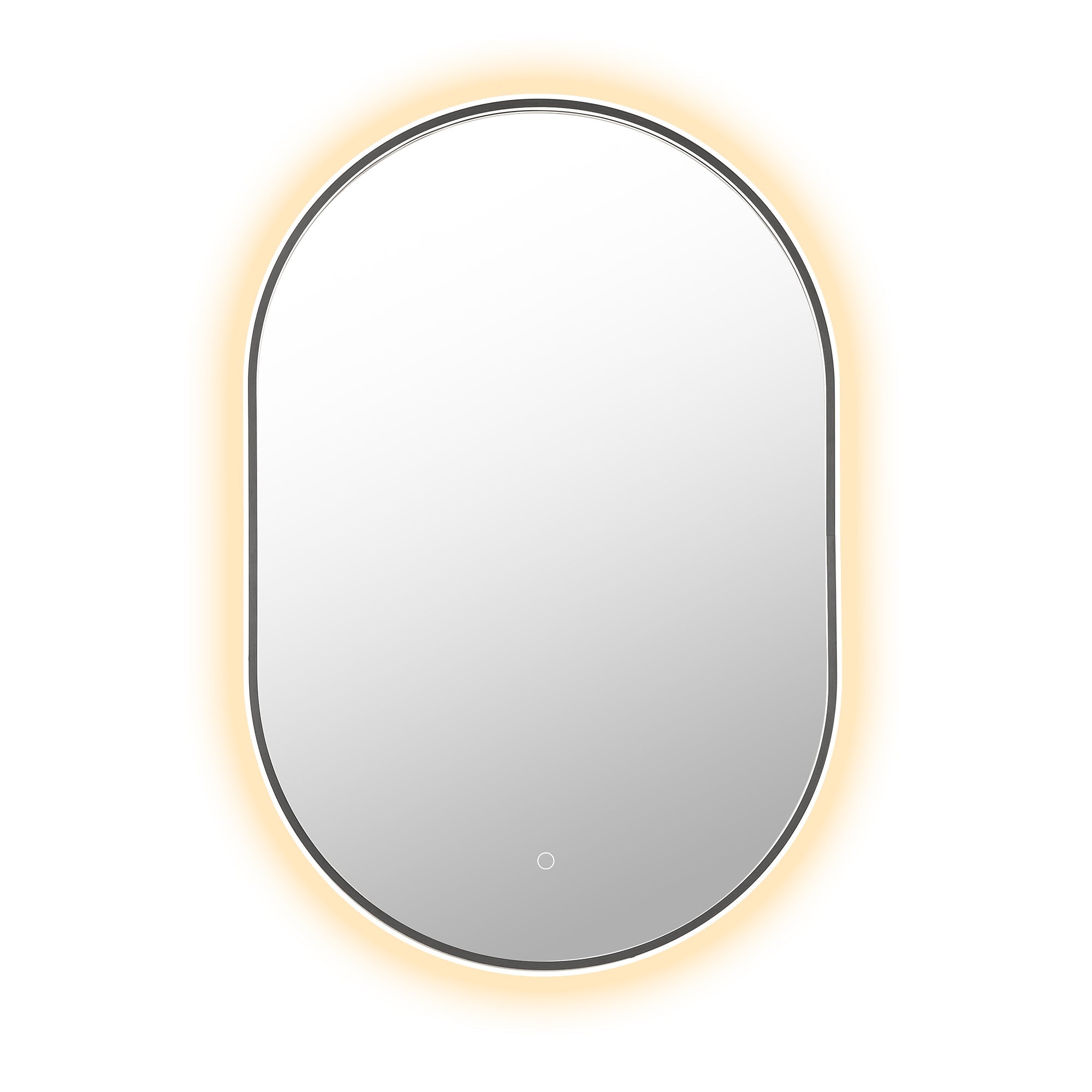 Mizani Oval 24x36" Framed Modern Bathroom/Vanity LED Lighted Wall Mirror