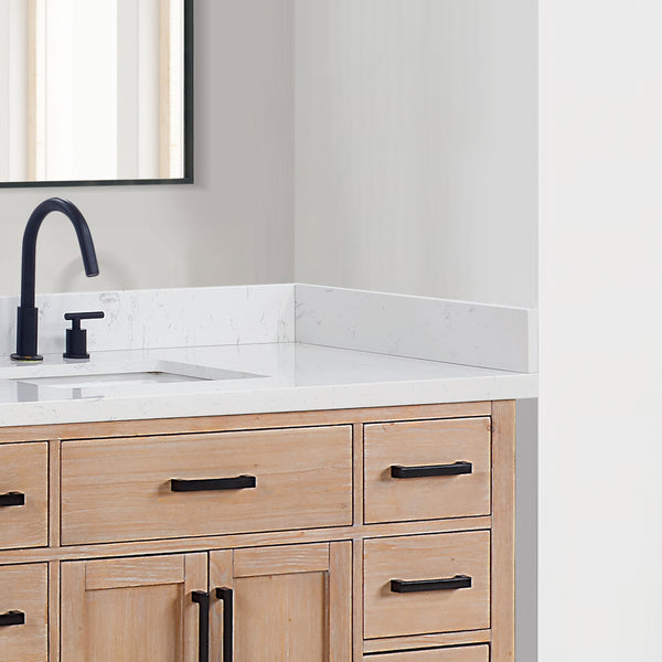 Altair 21 in.W Engineered Stone Vanity Sidesplash