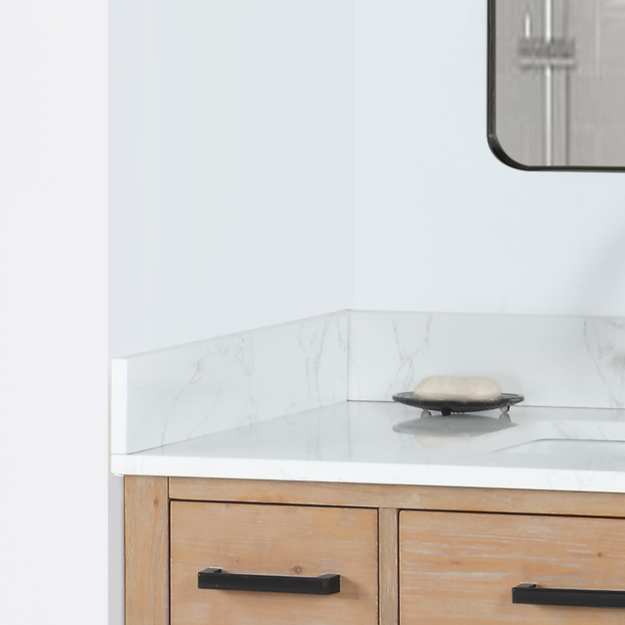 Altair 21 in.W Engineered Stone Vanity Sidesplash