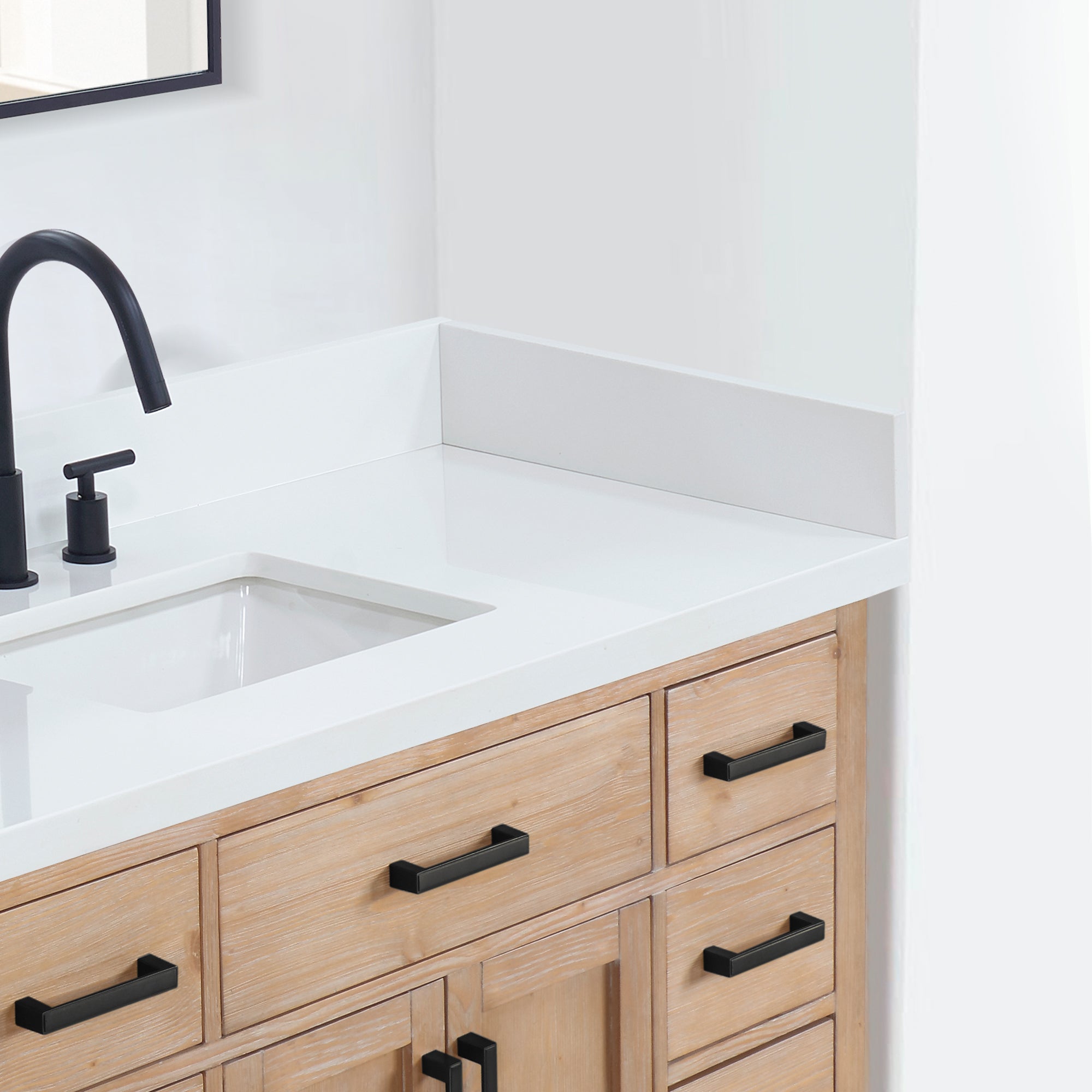 Altair 21 in.W Engineered Stone Vanity Sidesplash